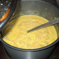 Creamy Banana, Lemongrass and Coconut Soup