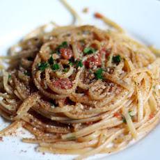 Dinner Tonight: Linguine with Heirloom Tomato, Capers, Anchovies, and Chile