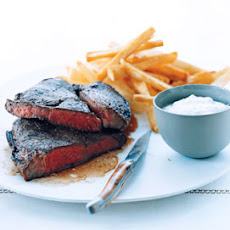 Broiled Steak with Horseradish Cream