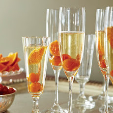 Kumquat-Champagne Cocktails