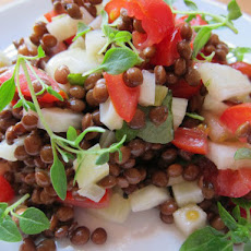 Bright Lentil Salad with Apples, Fennel, and Herbs