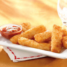 Fish Sticks with a Cheesy Marinara Dipping Sauce