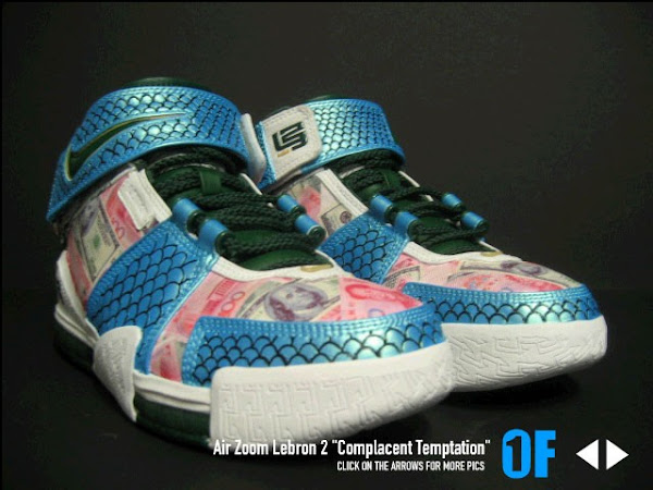 Best Custom LeBron IIs 8211 Fish Fo Shizzle Map SVSM