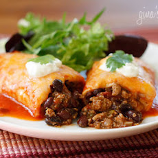Turkey and Black Bean Enchiladas