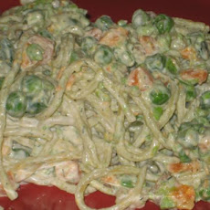 Norwegian Spaghetti Salad With Shrimp