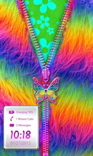 How to install Rainbow Fur Zipper Lock Screen 1.2 apk for bluestacks