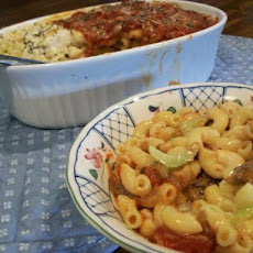 Cheesy Velveeta Sausage Bake