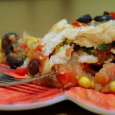 Mexican Lasagna Casserole (Vegan)