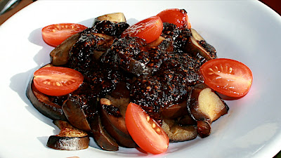 Aubergines poelées sauce dengaku