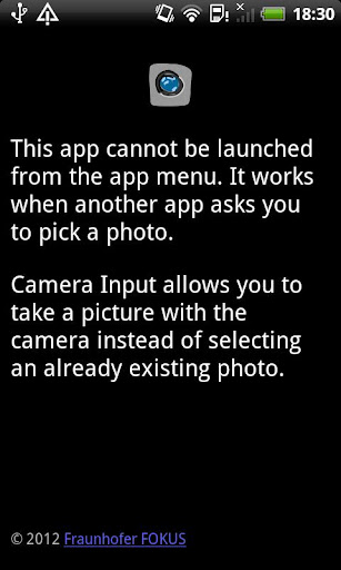 Camera Input