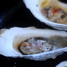 Broiled Oysters with Siracha-Lime Butter