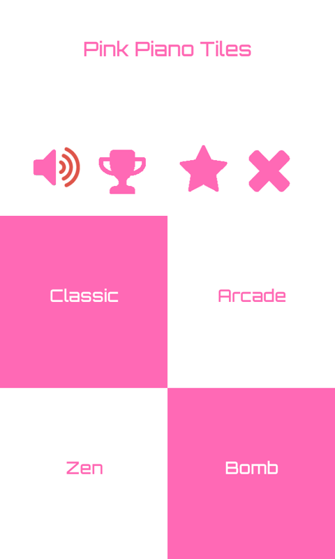 Android application Pink Piano Tiles screenshort