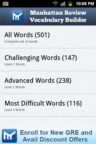 【免費教育App】Vocabulary Builder for GRE SAT-APP點子