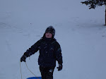 Gabe sledding