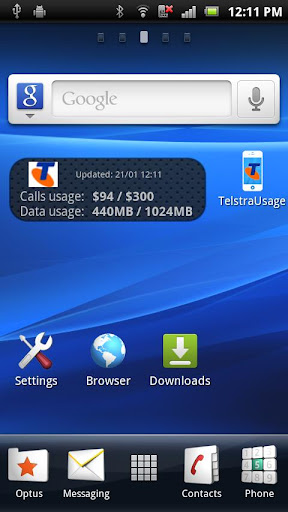 TelstraUsage Calls and Data