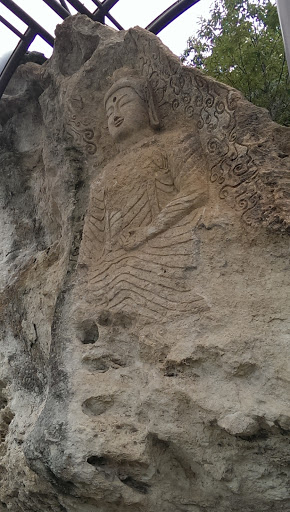 Rock Carved Buddha At Gulgul 