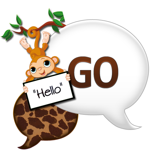 GO SMS THEME|MonkeyGiraffeSMS LOGO-APP點子