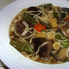 Oriental Meatball Soup
