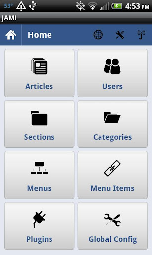 Joomla Admin Mobile