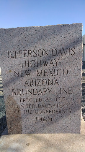 Jefferson Davis Hwy Boundary Marker