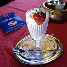 Strawberries Romanoff in a Glass