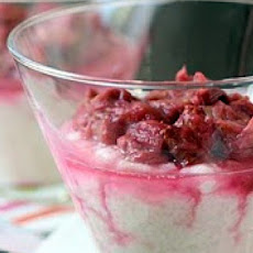 Quick Tapioca Pudding with Fruit Puree