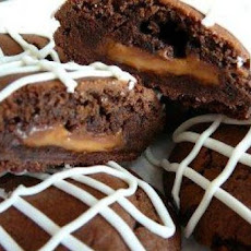 Chocolate Covered Caramel Surprise Cookies