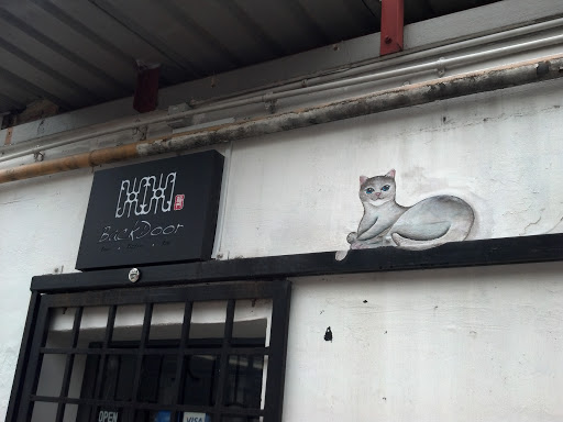 Back Door Cat Mural
