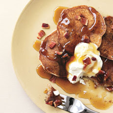 Chestnut Pancakes with Bacon and Crème Fraîche