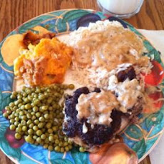 Salisbury Steak With Mushroom and Onion Gravy