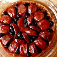 Fuyu Persimmon and Cranberry Tarte Tatin