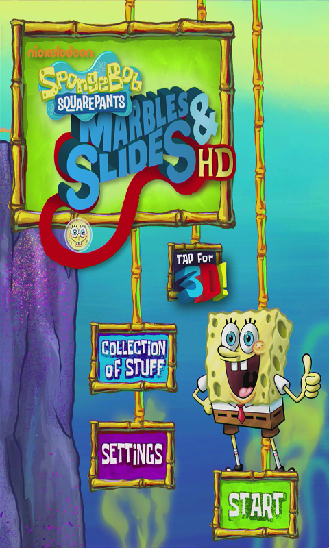 Android application SpongeBob Marbles &amp; Slides screenshort