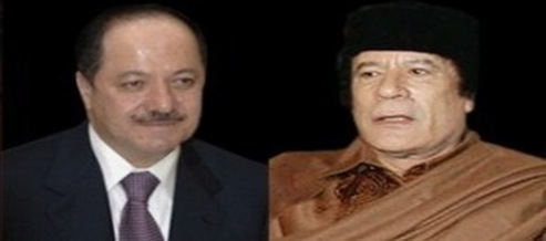 barzani kaddafi