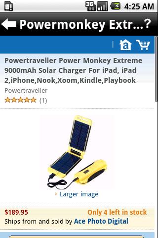 【免費購物App】Solar Charger Galore-APP點子