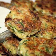 Mediterranean Zucchini Fritters With Sensational Yogurt Sauce