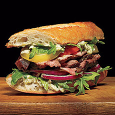 Steak Baguettes with Pesto Mayo