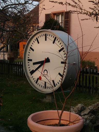 Wettingen - Glowing Huge Clock