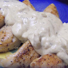 Chicken With Garlic Cream Sauce