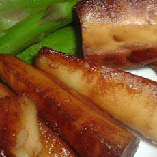 Maple and Vinegar Caramelized Parsnips
