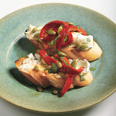 Goat Cheese with Chipotle and Roasted Red Pepper