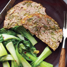 Snow Pea-Sesame Meatloaf