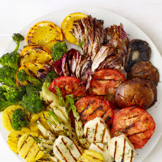 Grilled Polenta and Veggies
