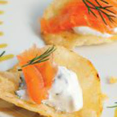 Smoked Salmon Crisps