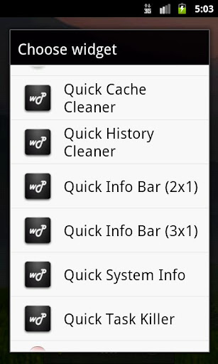 Quick System Info Widget Pack