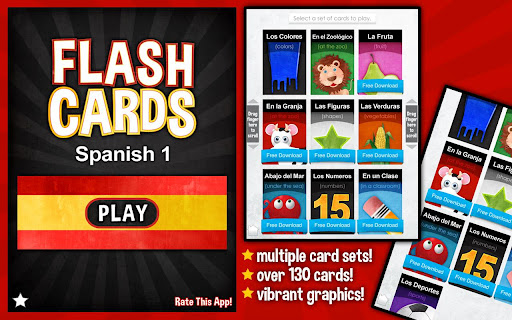 Flashcards - Spanish 1
