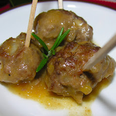 Sauerbraten meatballs