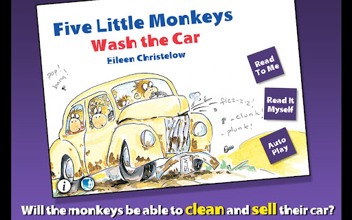 5 Monkeys Wash the Car