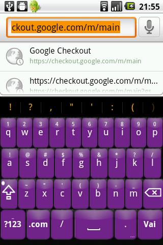 Violet Soft Keyboard Skin