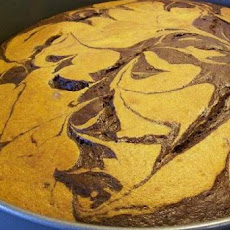 Chocolate Peanut Butter Marble Cake