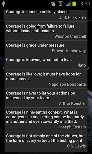 【免費生活App】Courage Quotes-APP點子